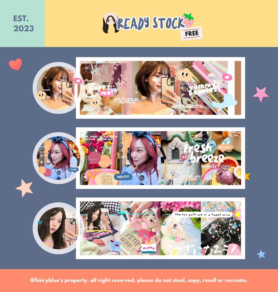 help repost? thank you ♡

it's <a href="/karinabiologi/">️️️️ ️️fa-nya ★</a> birthday 🎂💝🎊🥳 special to celebrate this day, ada 4 FREE SLOTS LAYOUT BY REQ. ikutan yukk!!

⏰ : 19:45 WIB 
💌 : dm <a href="/pinkfiairy/">ayiyuyeyo —⭐</a>

please check the next tweet for details! 🎀 #zonauang