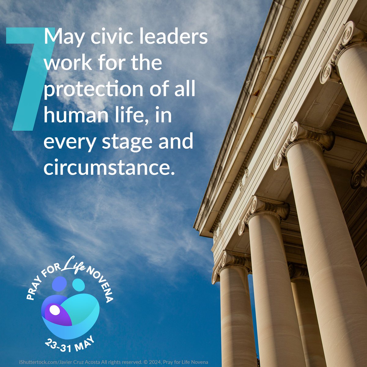 PrayforLife (@prayforlife_ie) on Twitter photo Today Thursday 29 May 2025, Day 7 of the #PrayforLife Novena, we pray: May civic leaders work for the protection of all human life, in every stage and circumstance. Go to prayforlife.ie/pray-for-life-… for today's prayers it's never too late to join in praying for life! <a href="/CatholicBishops/">CatholicBishops</a> Today Thursday 29 May 2025, Day 7 of the #PrayforLife Novena, we pray: May civic leaders work for the protection of all human life, in every stage and circumstance. Go to prayforlife.ie/pray-for-life-… for today's prayers it's never too late to join in praying for life! <a href="/CatholicBishops/">CatholicBishops</a>