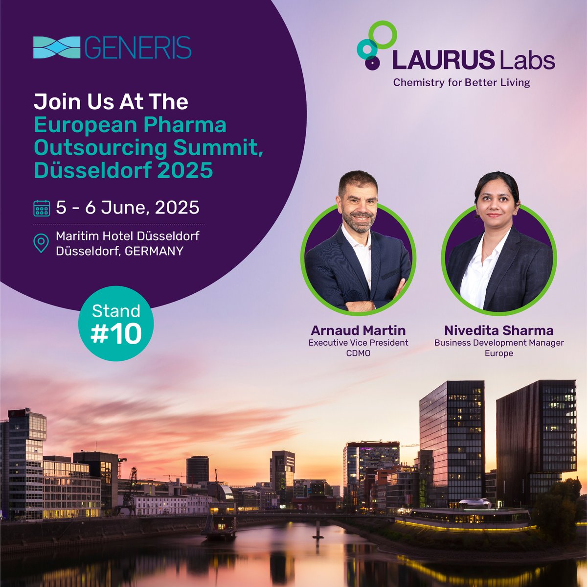 Join Laurus Labs at the European Pharma Outsourcing Summit, where ideas meet impact. Let’s explore how we can grow together. #PharmaInnovation #LaurusLabs