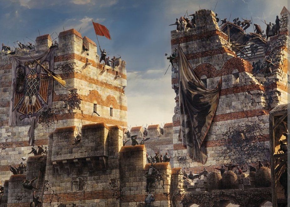 29 mayo 1453 (Hace 572 años): ⚔️Constantinopla es tomada por los turcos👳, poniéndose de esa forma fin al Imperio bizantino.