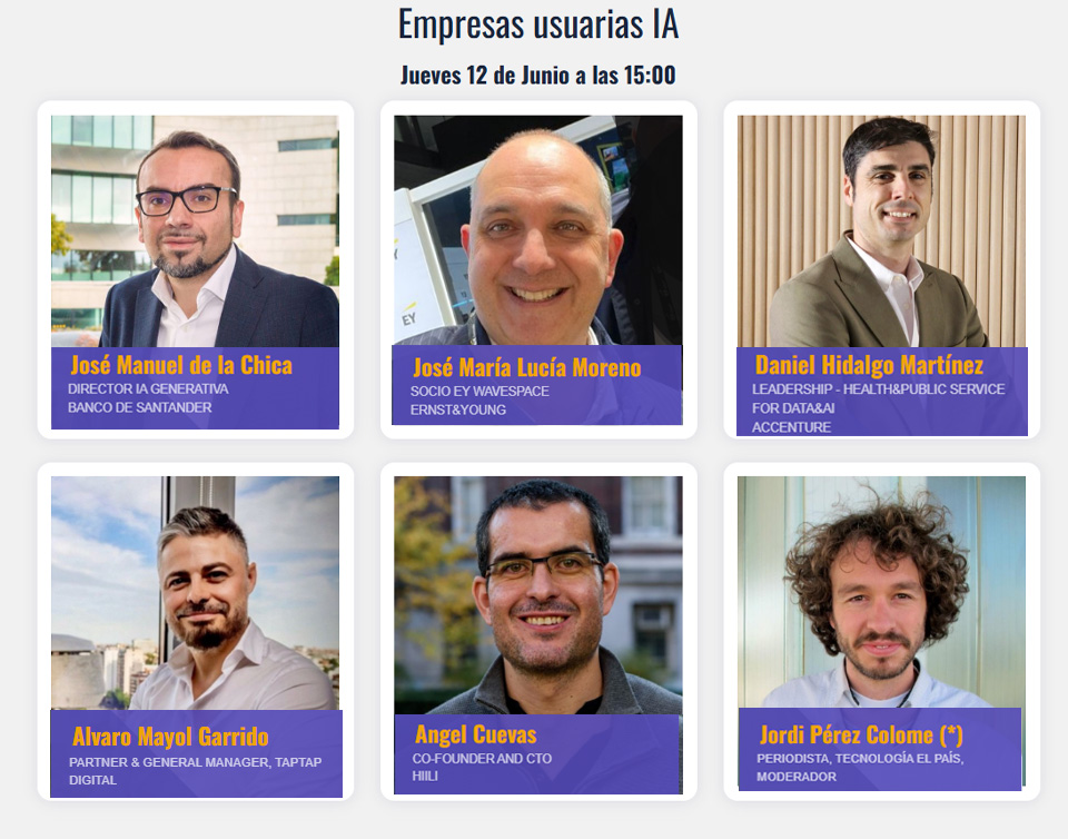 Congreso sobre la huella de carbono en los procesos digitales y de IA 12 y 13 de junio hiilicongress.org

Contaremos con José Manuel de la Chica, José María Lucía Moreno, Daniel Hidalgo Martínez, Álvaro Mayol Garrido, Ángel Cuevas y con Jordi Pérez Colome
#hiilicongress