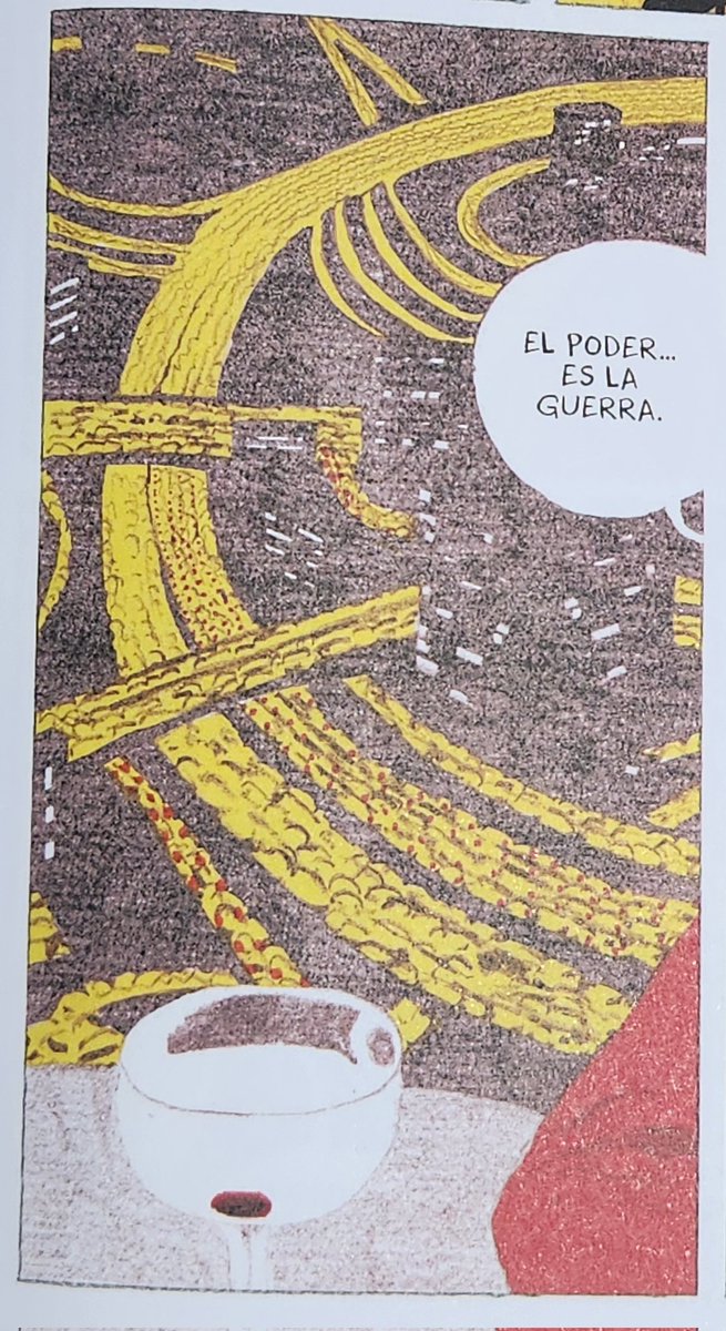 El poder...
Es la guerra.

La estación, Raphaël Geffray, traducción Núria Molines, <a href="/andanagrafica/">Andana Gràfica</a>