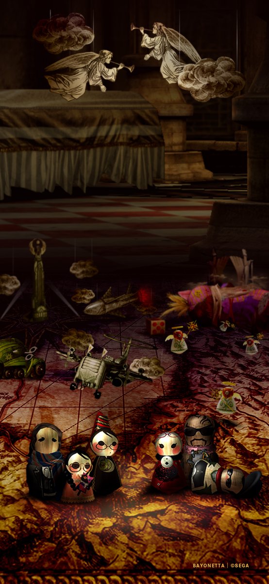 #Bayonetta15th 
We're almost halfway through the year but still have places to go!🧭🗺️
Keep track of your time with this June wallpaper! 

Find previous calendar images at the bottom of the announcement page.
platinumgames.com/bayonetta-15th…