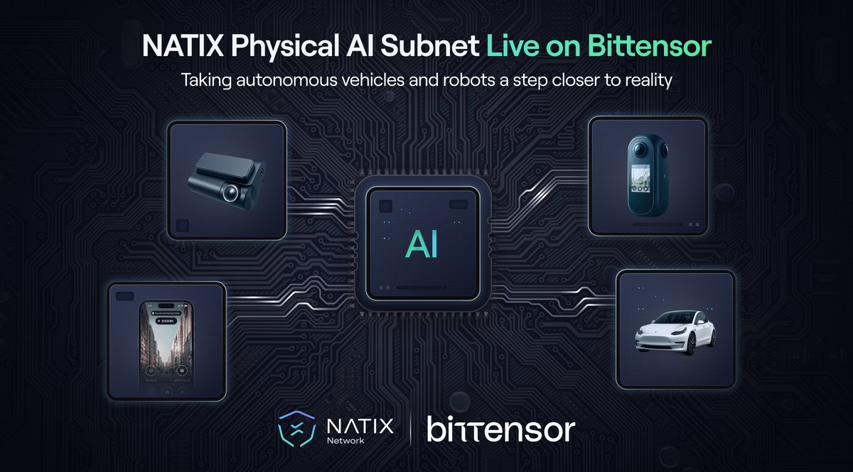 ErikHieu.BnB (@erikhieubnb) on Twitter photo 🚘 Decentralized AI for the Physical World
<a href="/NATIXNetwork/">NATIX Network</a> just launched StreetVision Subnet (Subnet 72) on <a href="/opentensor/">Openτensor Foundaτion</a> – a major leap for #DePAI & autonomous driving!
Built with <a href="/DCGco/">DCG</a>-backed Yuma (by <a href="/BarrySilbert/">Barry Silbert</a>), this Subnet ingests real-world street imagery from 250K+ drivers 🚘 Decentralized AI for the Physical World
<a href="/NATIXNetwork/">NATIX Network</a> just launched StreetVision Subnet (Subnet 72) on <a href="/opentensor/">Openτensor Foundaτion</a> – a major leap for #DePAI & autonomous driving!
Built with <a href="/DCGco/">DCG</a>-backed Yuma (by <a href="/BarrySilbert/">Barry Silbert</a>), this Subnet ingests real-world street imagery from 250K+ drivers
