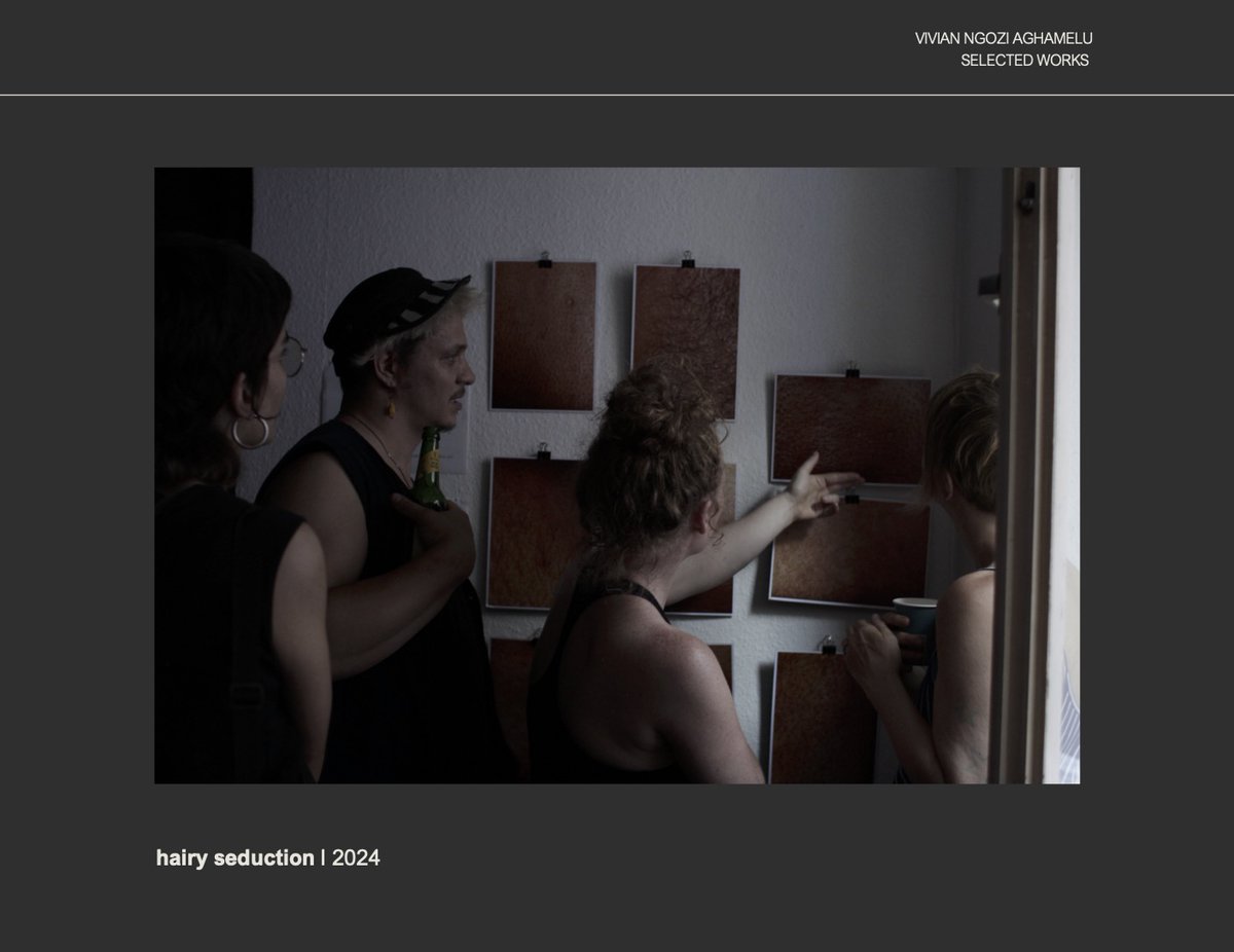 realmarce's tweet image. 📚 New on Karne Kunst: An interview with artist Vivian Ngozi Aghamelu, reflecting on her piece Hair Stories and the politics of embodiment.
🔗 karnekunst.com/territorial-bo…
#DecolonialVoices #ArtInterview #KarneKunst