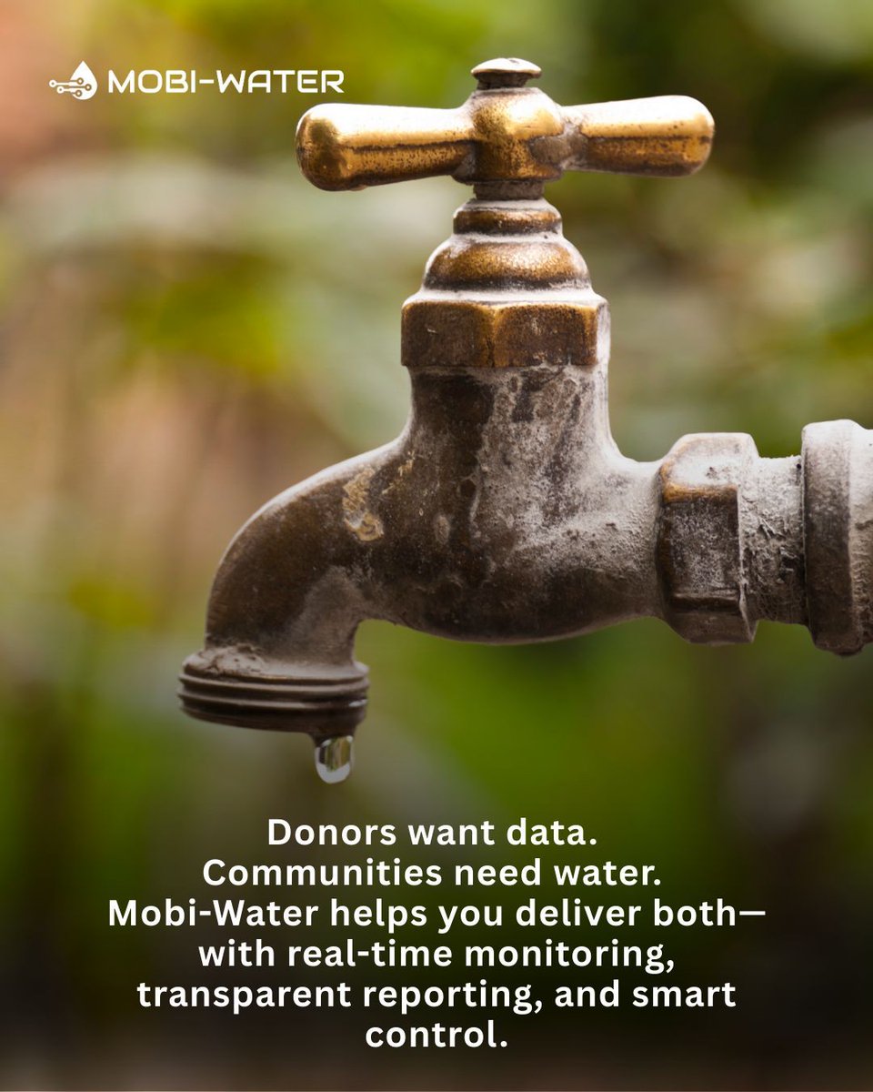 At Mobi-Water, we understand that effective water management is at the heart of sustainable development. Our smart water solutions play a key role in bridging the gap between donors, NGOs, and communities.

- For Donors: Mobi-Water helps demonstrate impact with data-driven