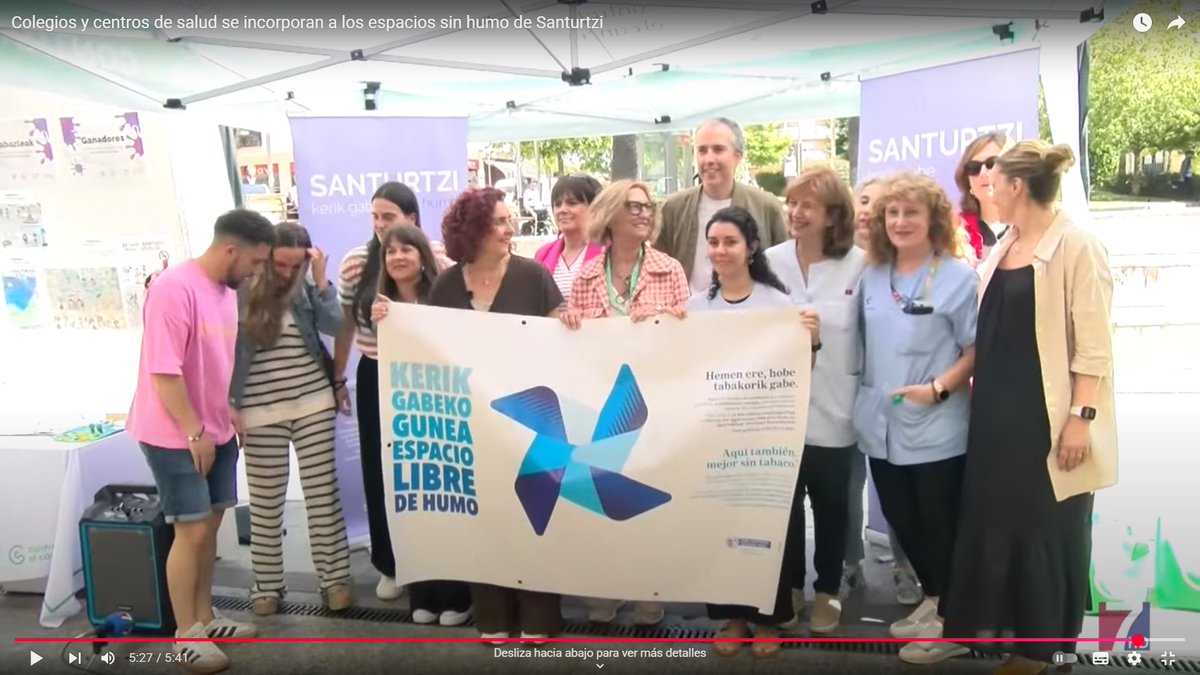 OSI EEC - Hospital Universitario Cruces (@osieecruces) on Twitter photo Colegios y centros de salud se incorporan a los espacios sin humo de Santurtzi #SemanaSinHumo
<a href="/Tele7Noticias/">InformativosTele7</a> <a href="/osakidetzaEJGV/">Osakidetza</a>
▶️ youtube.com/watch?v=E8wJ8S… Colegios y centros de salud se incorporan a los espacios sin humo de Santurtzi #SemanaSinHumo
<a href="/Tele7Noticias/">InformativosTele7</a> <a href="/osakidetzaEJGV/">Osakidetza</a>
▶️ youtube.com/watch?v=E8wJ8S…