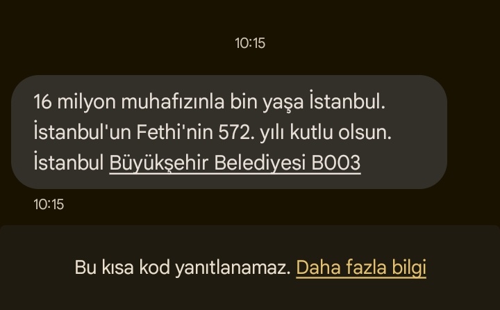 Fethin sene-i devriyesinde Fatih Sultan Mehmet Han'ı anmaktan bile aciz herifler İstanbul'u yönetiyor.