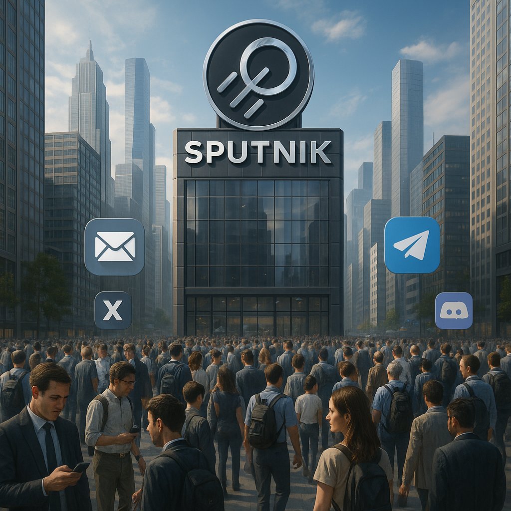 What if sending crypto was as easy as tagging a friend?

<a href="/SputnikNetwork/">SPUTNIK</a> is building exactly that — a metaversal payment system on Cosmos ⚛️ where you can send $ATOM, $OSMO, $SCRT &amp; more using just <a href="/telegram/">Telegram Messenger</a> , <a href="/X/">X</a> , <a href="/discord/">Discord</a> usernames or even <a href="/gmail/">Gmail</a> . No wallet needed. 👀

And