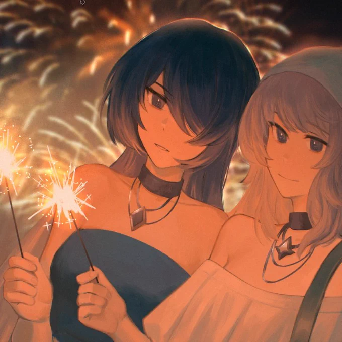 Preview of the guest art I did for tana's artbook!! There's a lot of amazing art in the book and tana worked super hard to make it happen so support if you can