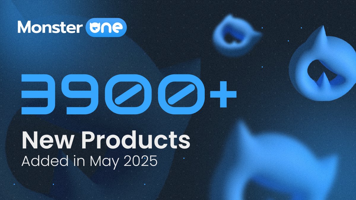 This month the MonsterONE collection grew with almost ✨4K new items! 
👉Join #MonsterONE to download as many products as you need &gt;&gt; cutt.ly/WrboFxIM
