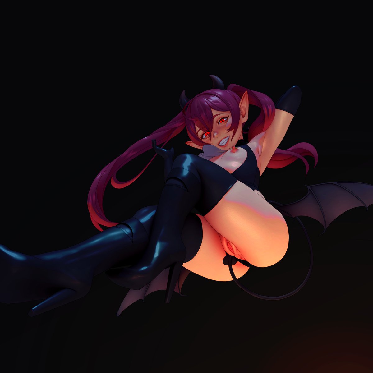 Fanart of my Succubus OC Luluva made by <a href="/onetruejohndoe/">John Doe</a> 😈
