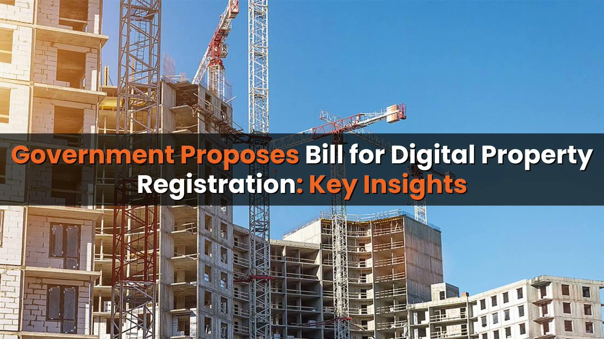 AquireAcres's tweet image. India's property registration is set for a digital makeover! The Registration Bill 2025 introduces online property registration, Aadhaar-based verification, &amp;amp; more—boosting transparency &amp;amp; efficiency. 🌐📜

Learn more: aquireacres.com/government-pro… 

#DigitalIndia #RealEstateReforms
