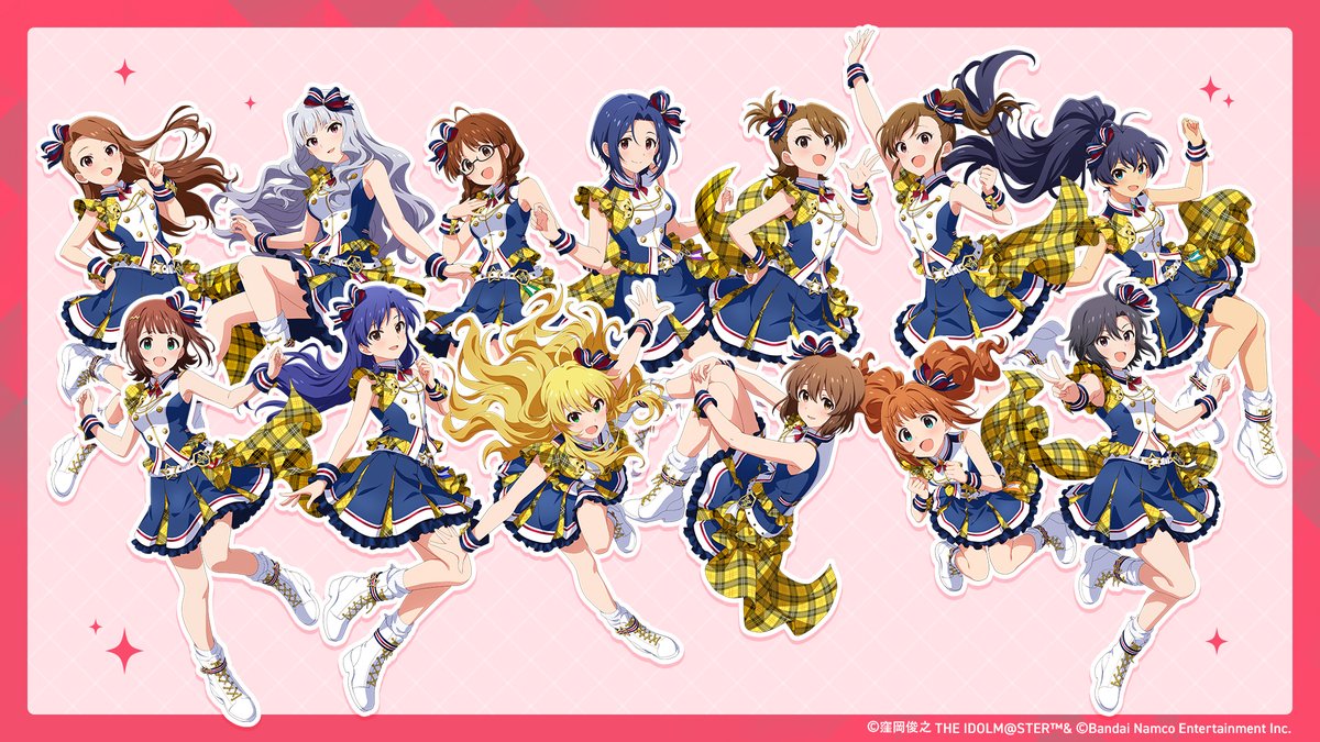 🎈━━━━∞━━━━🎈
　　　　8周年衣装
　　キャライラスト紹介
🎈━━━━🎀━━━━🎈
新衣装『クリエイト∞フェスティバル』
に身を包んだ765PRO ALLSTARSのアイドルたちが揃いました🎉

WEB STOREで周年記念ジュエルセット販売中✨

#ミリシタ #祝ミリシタ8周年