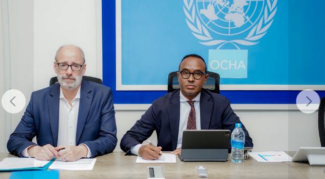 SONNALIVE's tweet photo. SoDMA &amp; UN hold talks on Somalia's humanitarian crisis. With funding cuts straining relief efforts, both pledge stronger coordination to assist vulnerable communities. #SomaliaAid #HumanitarianResponse https://t.co/EZH27ySfvY