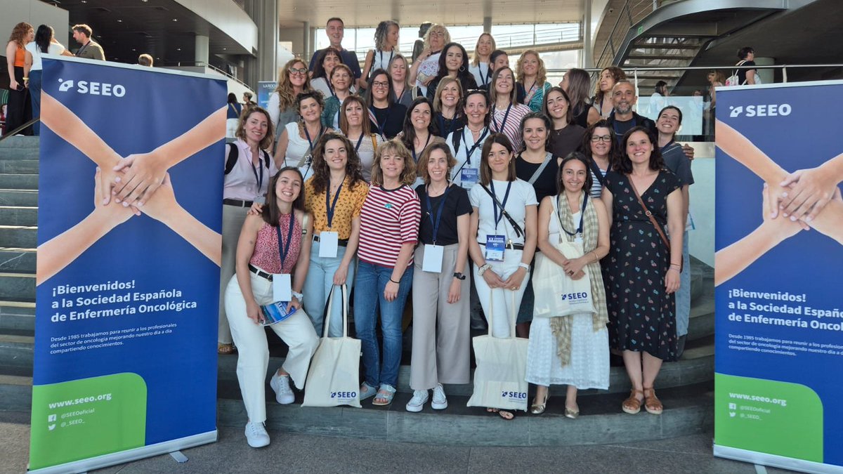Institut Català d'Oncologia (@ico_oncologia) on Twitter photo Nombrosa representació de l'equip d'#infermeria <a href="/ICO_oncologia/">Institut Català d'Oncologia</a> al XX #CongresoSEEO2025. S’han presentat 24 comunicacions orals de professionals dels diferents centres de l’#ICO com a mostra de la feina feta en l’àmbit assistencial i en el de la recerca.
Enhorabona! 👏 Nombrosa representació de l'equip d'#infermeria <a href="/ICO_oncologia/">Institut Català d'Oncologia</a> al XX #CongresoSEEO2025. S’han presentat 24 comunicacions orals de professionals dels diferents centres de l’#ICO com a mostra de la feina feta en l’àmbit assistencial i en el de la recerca.
Enhorabona! 👏