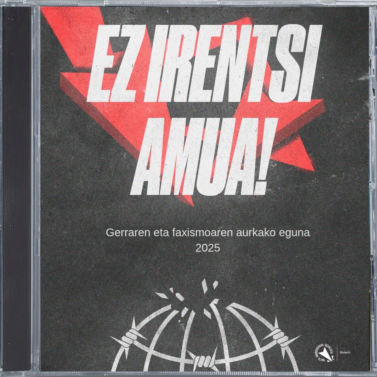 Hemen duzue gerraren eta faxismoaren aurkako egunera begira atera dugun abestia 🎸🚩

shorturl.at/aGOB7