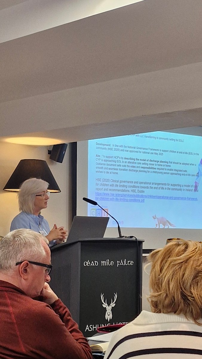 Karen Prunty (@karenprunty2) on Twitter photo Fabulous presentation from CNS palliative care Imelda Hurley <a href="/CHI_Ireland/">Children's Health Ireland</a> <a href="/CHIatCrumlin/">CHI at Crumlin</a> Fabulous presentation from CNS palliative care Imelda Hurley <a href="/CHI_Ireland/">Children's Health Ireland</a> <a href="/CHIatCrumlin/">CHI at Crumlin</a>