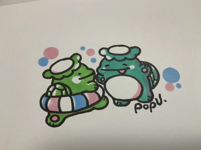 【イラスト】 かぱたん!