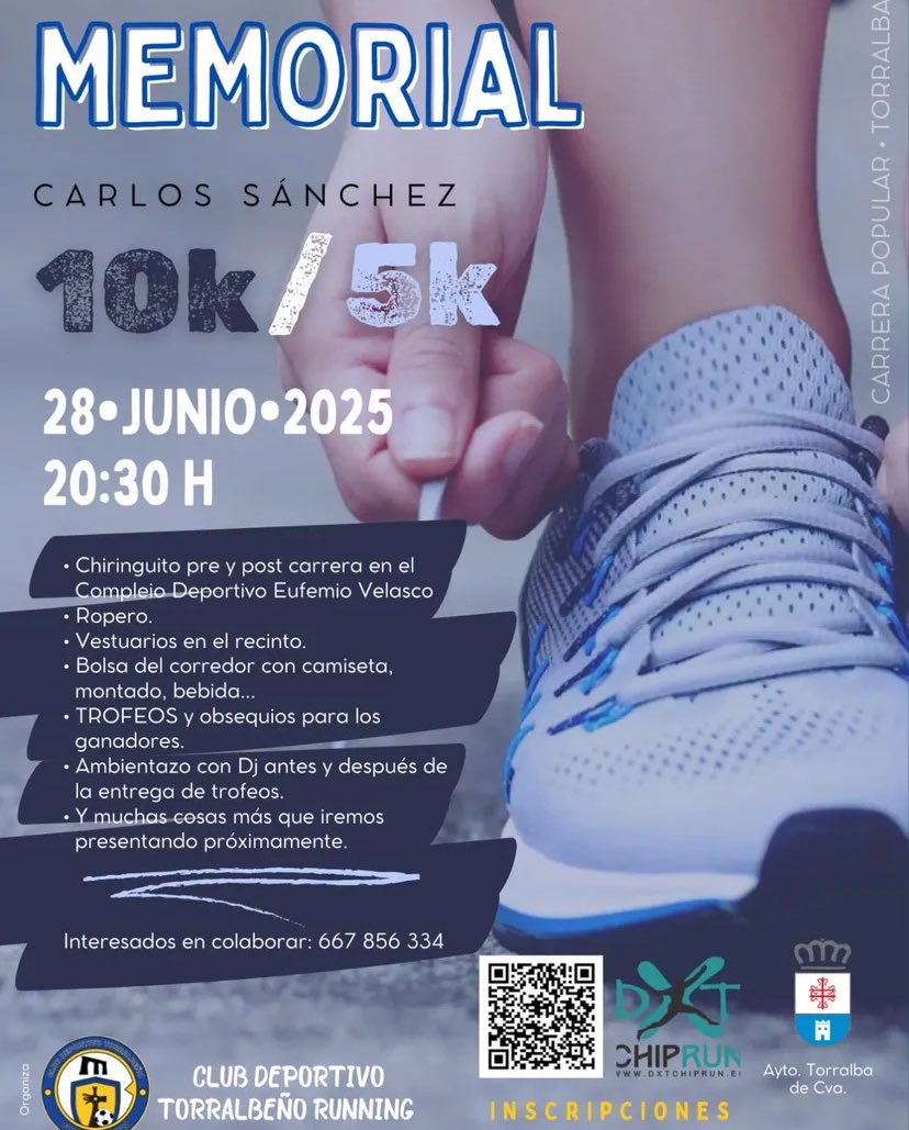 AtcoTorralba's tweet photo. MEMORIAL CARLOS SÁNCHEZ 

🗓️ 28 junio ⌚️ 20:30 horas

Un beso al cielo 😍🙌 https://t.co/MsATalu22j