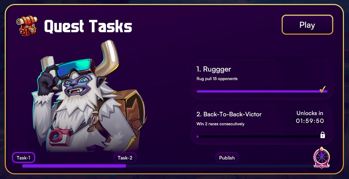 gamecode01's tweet image. Tasks 1 Done #tevaera #Web3Innovation #PlayToEarn #BlockchainGaming #GameFi #MetaverseGaming #CryptoGaming #NFTGaming #Web3Gaming