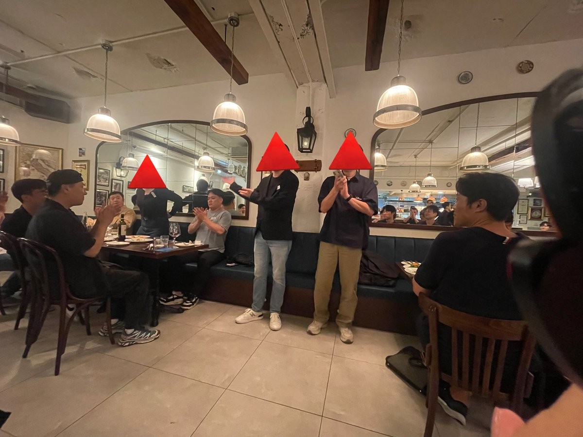 Avalanche evening with Founders in Seoul last night 🔺🔺🔺🔥🔥🔥Thank u for the wonderful dinner <a href="/AvalancheKorea/">Avalanche Korea🔺🇰🇷</a>
.
<a href="/avax/">Avalanche🔺</a>  #avalanche #avalanchekorea