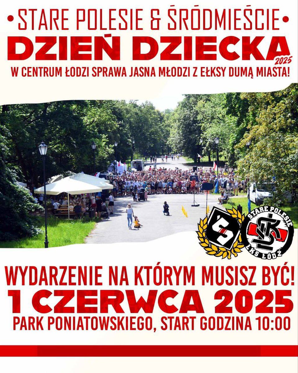 👶 Pamiętajcie młodzi, ŁKS rządzi w Łodzi!

Już w niedzielę wspólnie i po ełkaesiacku będziemy świętować Dzień Dziecka! Stare Polesie i Śródmieście zapraszają najmłodszych do Parku Poniatowskiego, gdzie nie zabraknie atrakcji i ełkaesiackich gadżetów ⚪️🔴⚪️

Z kim się widzimy? 😏