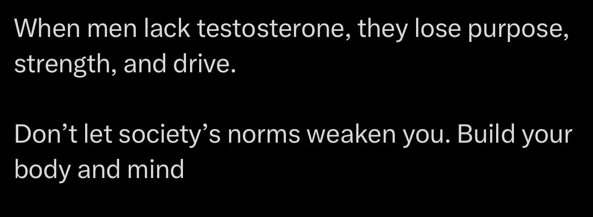tomnewman00's tweet photo. Energy, focus, and drive all start with your health.

In a world that often downplays masculinity, it’s vital to protect your purpose, strength, and drive. https://t.co/kEjlNHIayD