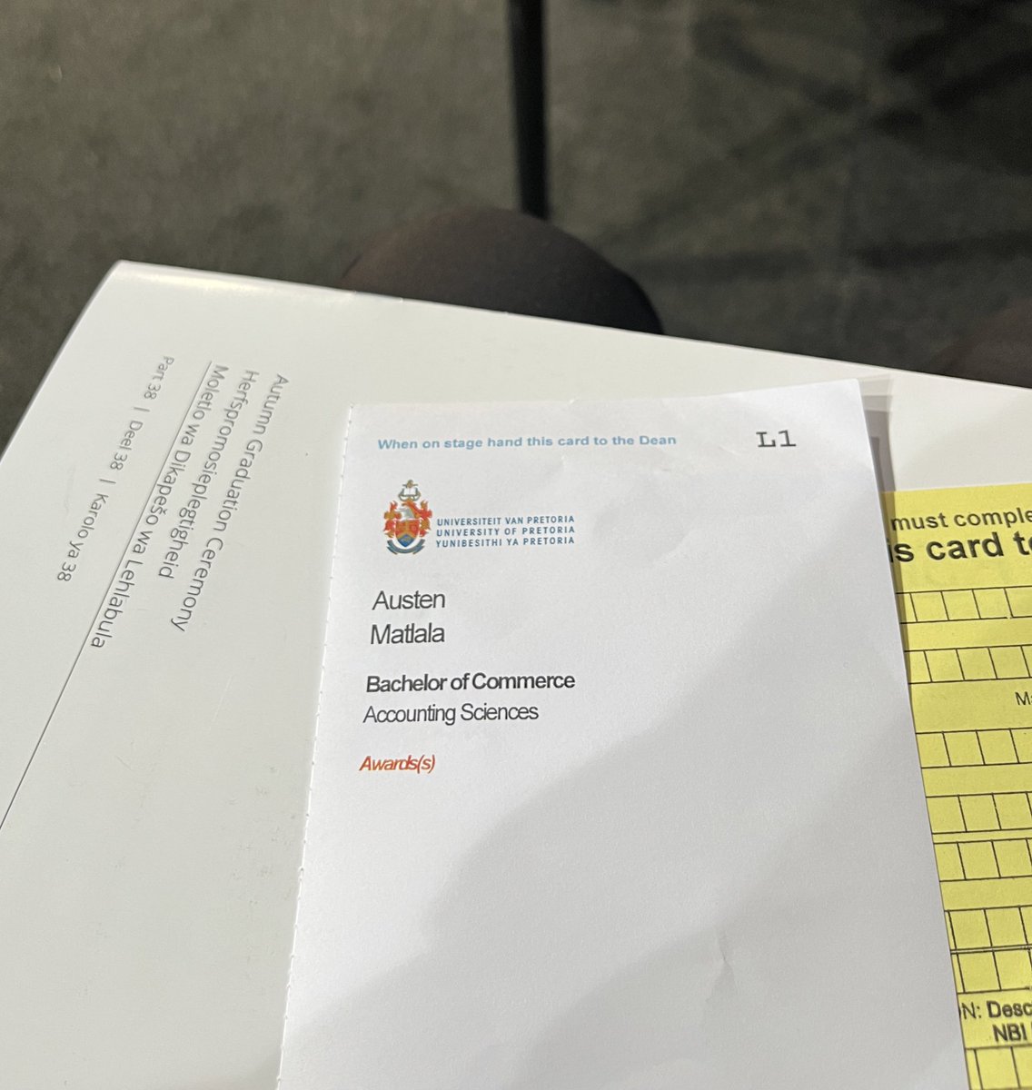 Here to collect👨‍🎓