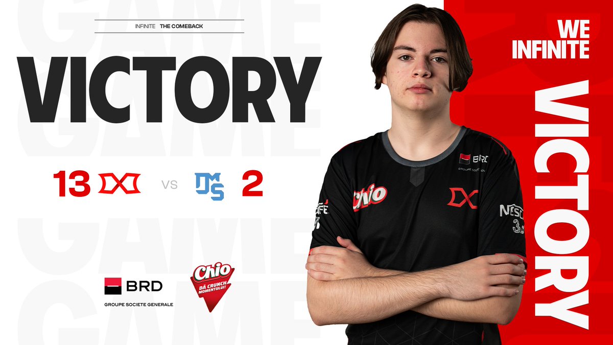 Solid W last night against <a href="/DMSEsportsgg/">DMS Esports</a> 
GG, wp boyzzz 🫡
#WeINFINITE