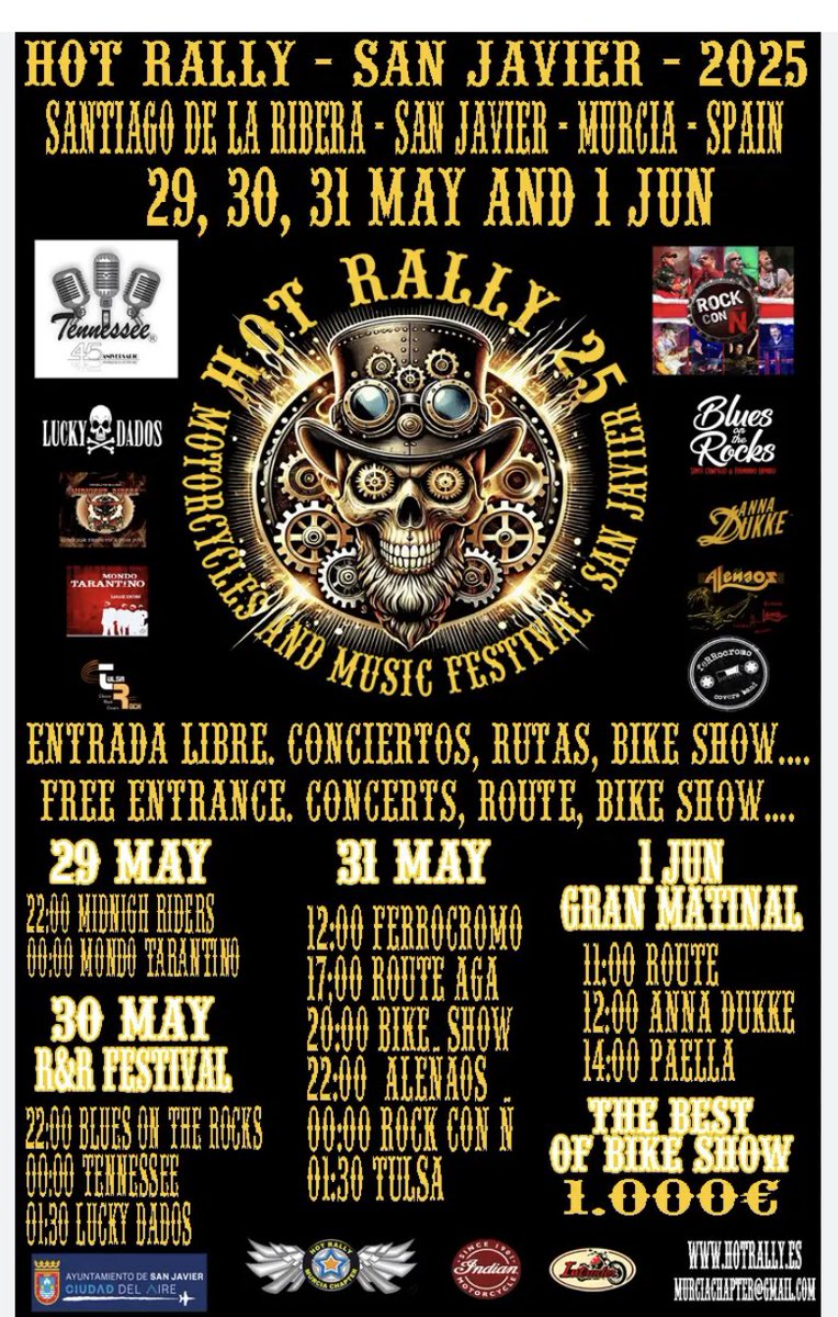 Pues muy a mí pesar y sin ninguna gana, allí nos vemos…. ✌🏻🏍🍺🍺🍺🍺🍺