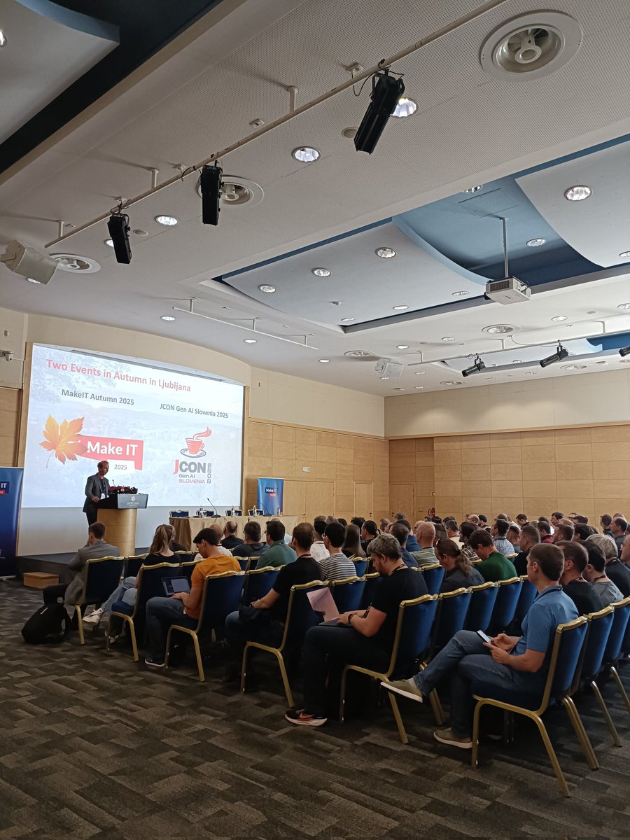 MakeIT &amp; JCON 2025 has just started! Two full days of amazing sessions from experienced speakers from all over the world, and a dedicated ACE booth where you can learn more about the ACE program and get great swag! 😎 

Come visit us to discover more about Oracle's premier tech