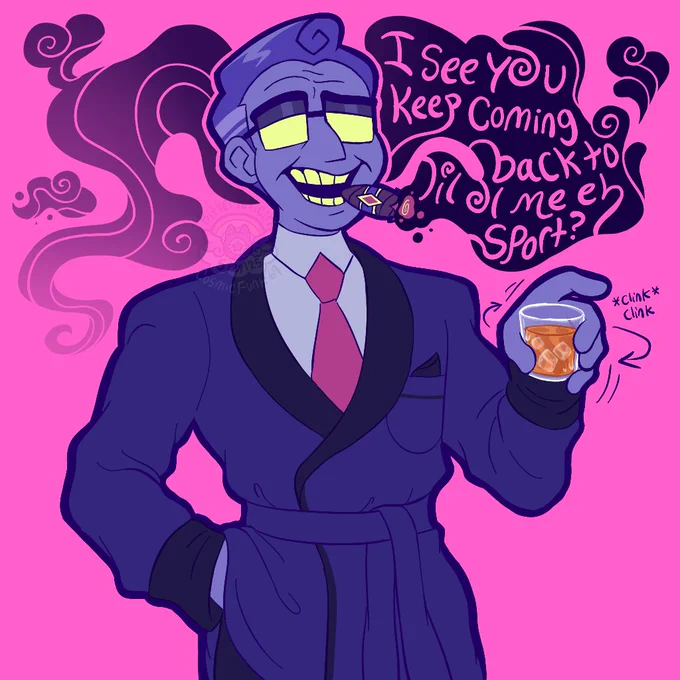 A silly requested 2 see in the "smoking jacket" ;-y
