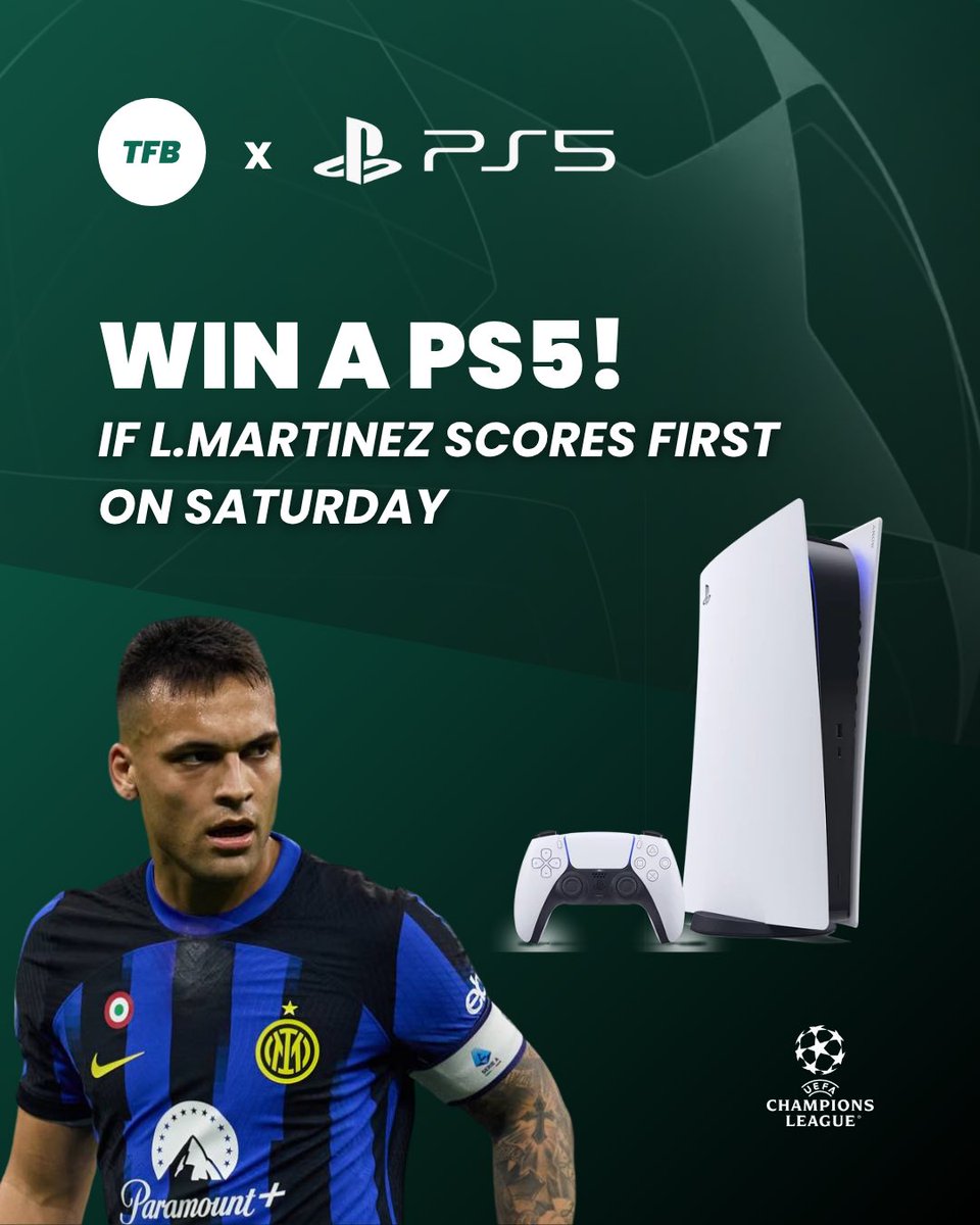 WE’RE GIVING AWAY A PS5!🚨

Simply join our email list to enter! (we won’t spam you) 🙅‍♂️

Sign up page: thefootballingbrain.co.uk/pages/about-us…