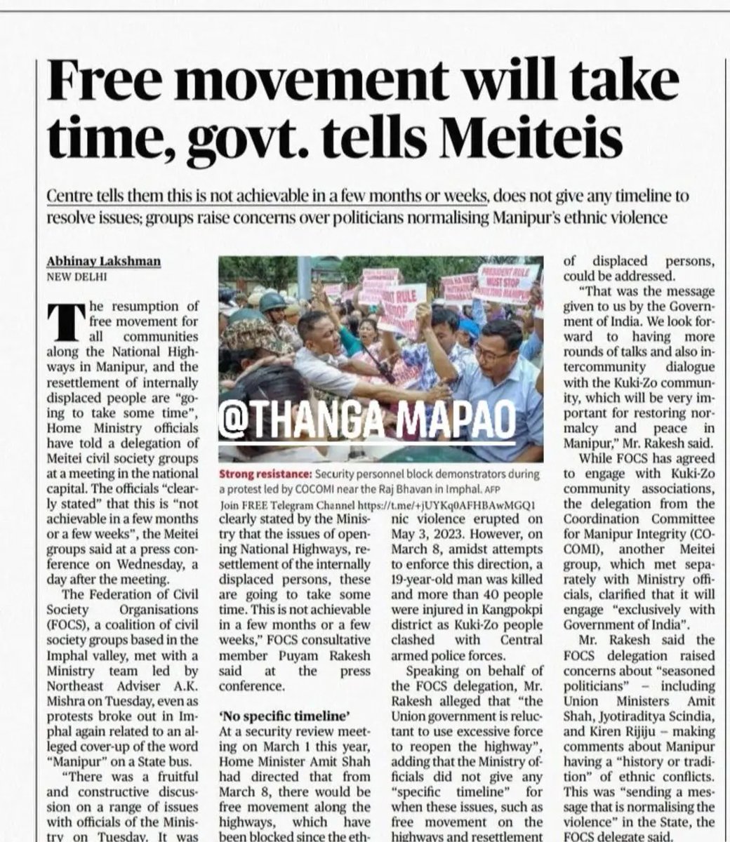 Kangleipak Information Bureau (@yaiphaba07) on Twitter photo Thank Q Shri <a href="/BhallaAjay26/">Ajay Bhalla</a> Your Excellency, Governor of #Manipur
We thought peace will return under ur watched. But, all plans flops:-
1. No weapons surrendered by #Kukis
2. No free movement
3. Indian Army sided with #KukiTerrorists & wants #Manipur name to be erased.
Why? Thank Q Shri <a href="/BhallaAjay26/">Ajay Bhalla</a> Your Excellency, Governor of #Manipur
We thought peace will return under ur watched. But, all plans flops:-
1. No weapons surrendered by #Kukis
2. No free movement
3. Indian Army sided with #KukiTerrorists & wants #Manipur name to be erased.
Why?