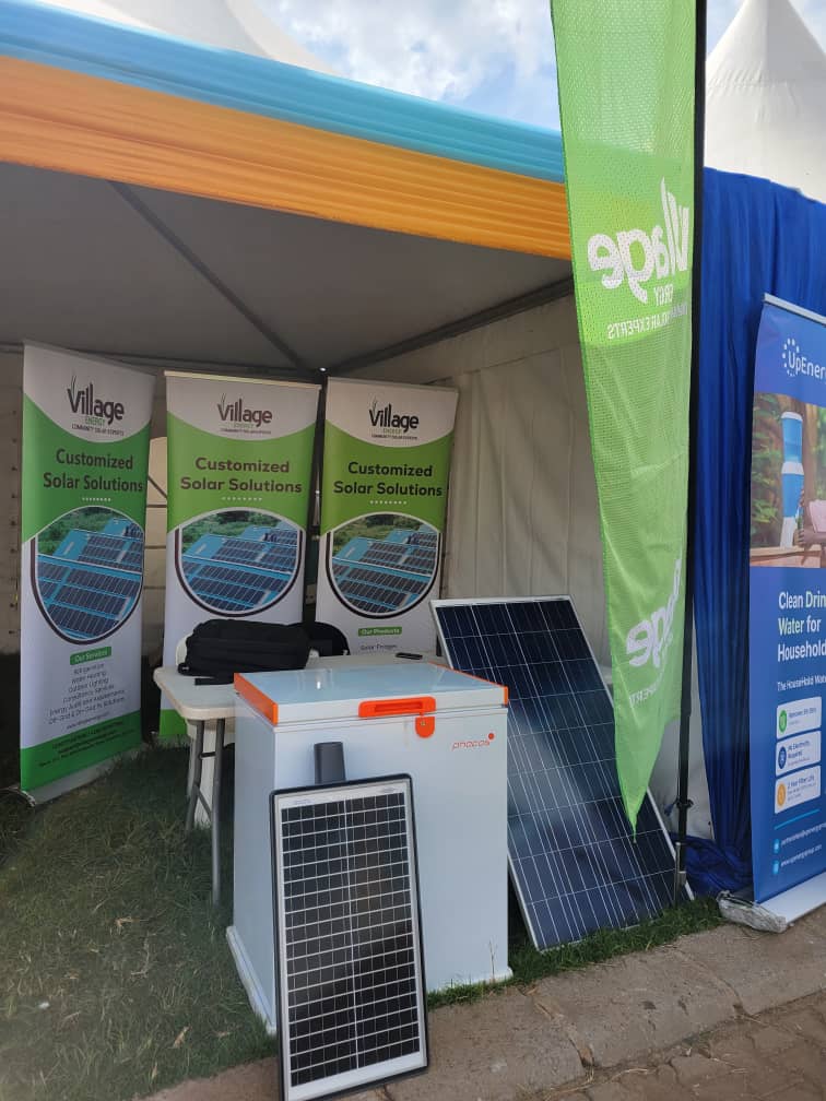 VillageEnergy's tweet photo. We're UMA Grounds -Upper Gardens, from today to Saturday for the ATC Expo.
Visit our stand and our team will be happy to explore the solar solutions suitable for you.
#CommunitySolarExperts
#SolarSolutions
#SolarinUganda
#SolarLoan
#SolarFridge
#SolarStreetlights https://t.co/ZYQf6wOU9V