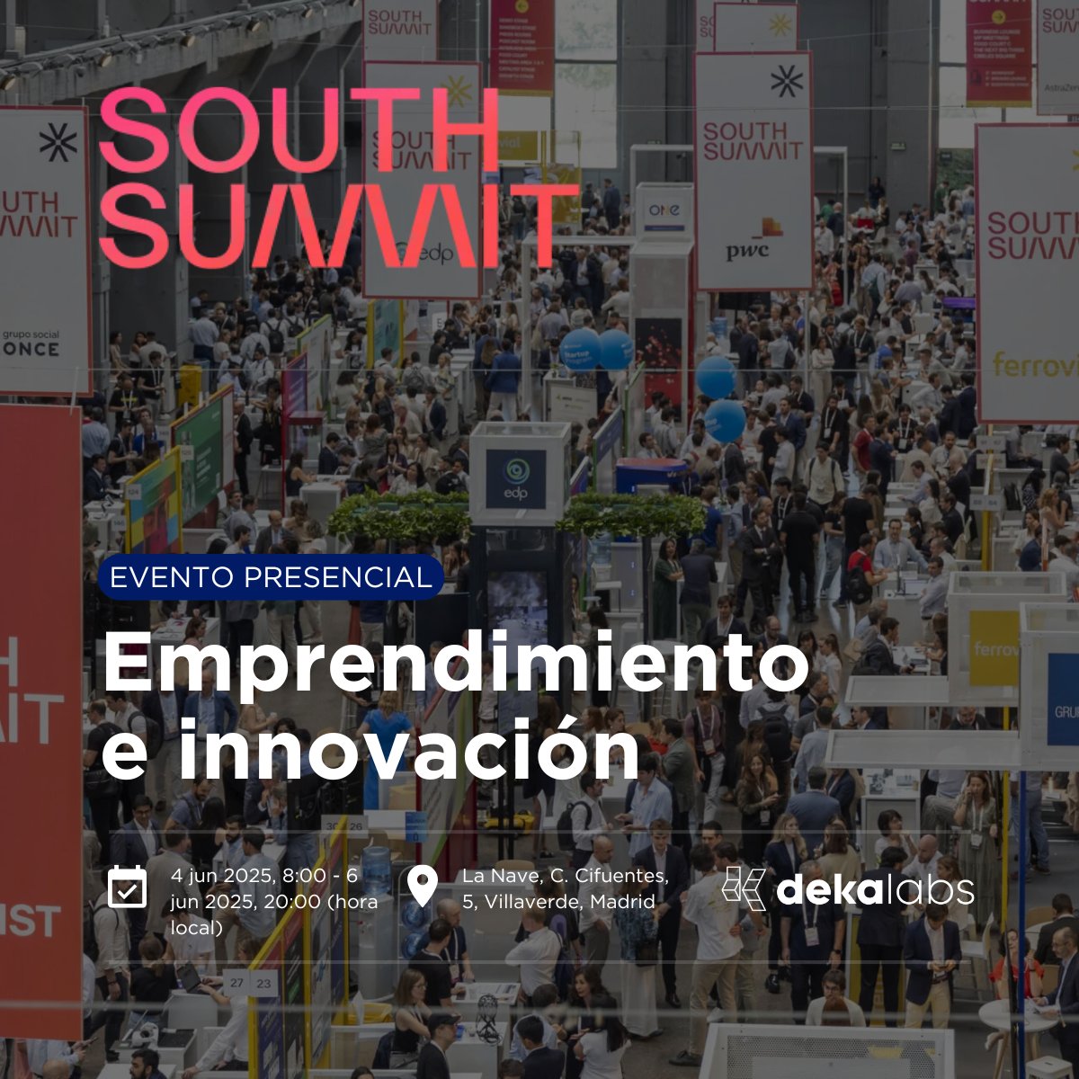 Dekalabs (@dekalabs) on Twitter photo Dekalabs estará en <a href="/south_summit/">South Summit</a> 2025 del 4 al 6 de junio en Madrid. ¿Nos tomamos un café? ☕️ Dekalabs estará en <a href="/south_summit/">South Summit</a> 2025 del 4 al 6 de junio en Madrid. ¿Nos tomamos un café? ☕️