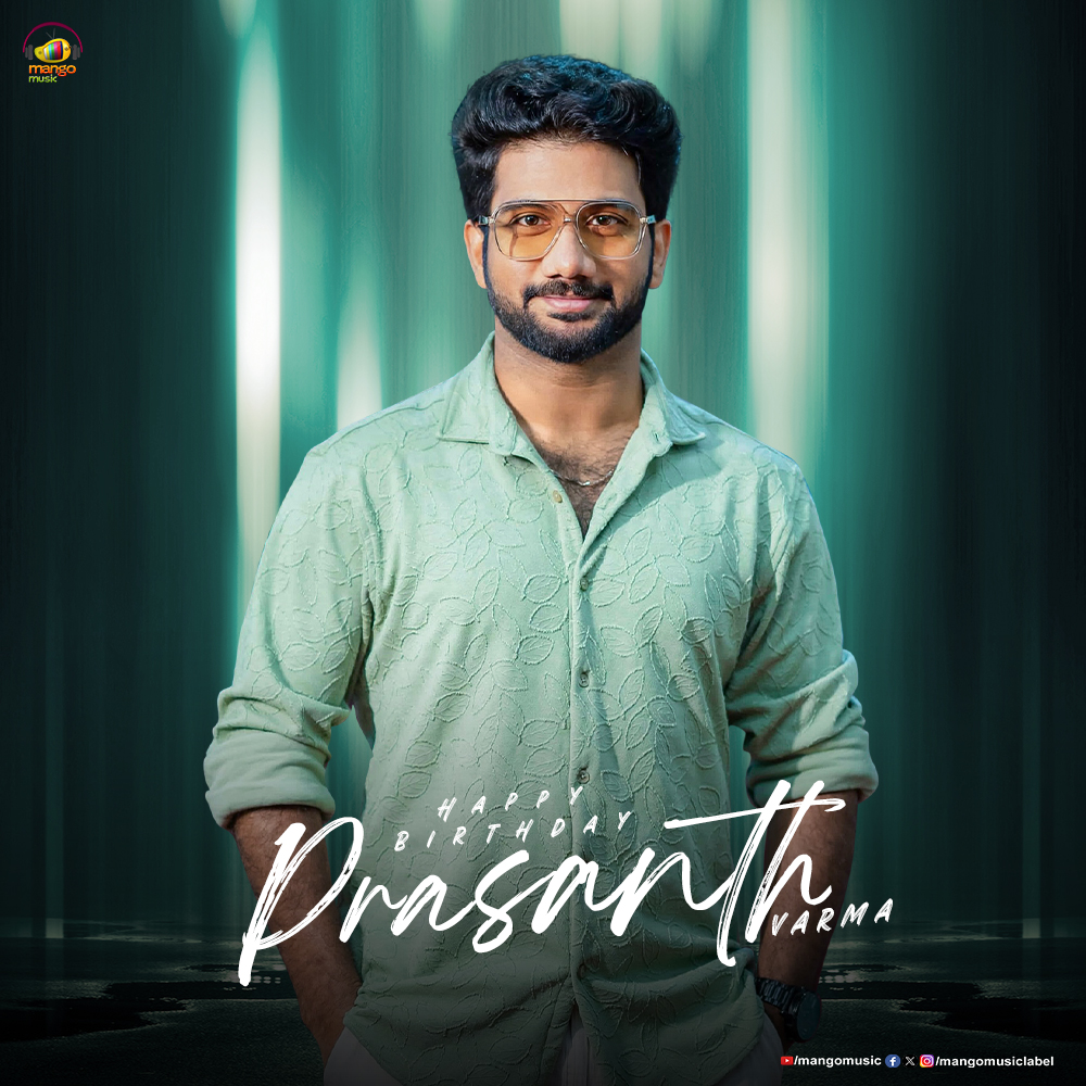 MangoMusicLabel's tweet photo. Wishing a joyful birthday to #PrasanthVarma May your day be filled with love and happiness. π·π·
#HBDPrasanthVarma #HappyBirthday #birthdaywishes #MangoMusic https://t.co/z6St4QoLja