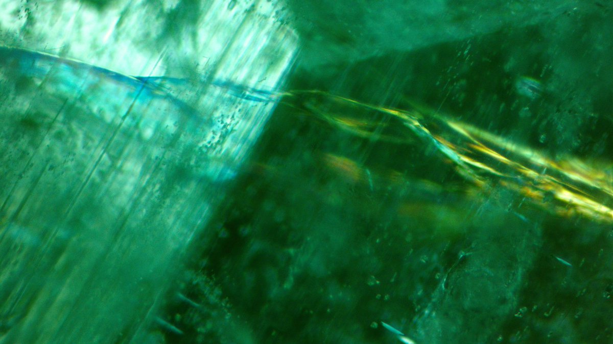 What is this yellow flash?⚡️

If you’re seeing this in the May birthstone, it is a sign of treatment to enhance an emerald’s appearance.

Many are fracture-filled, and when light hits these areas at certain angles, it can produce a yellow or blue flash.

📸 Netherlands Gem Lab
