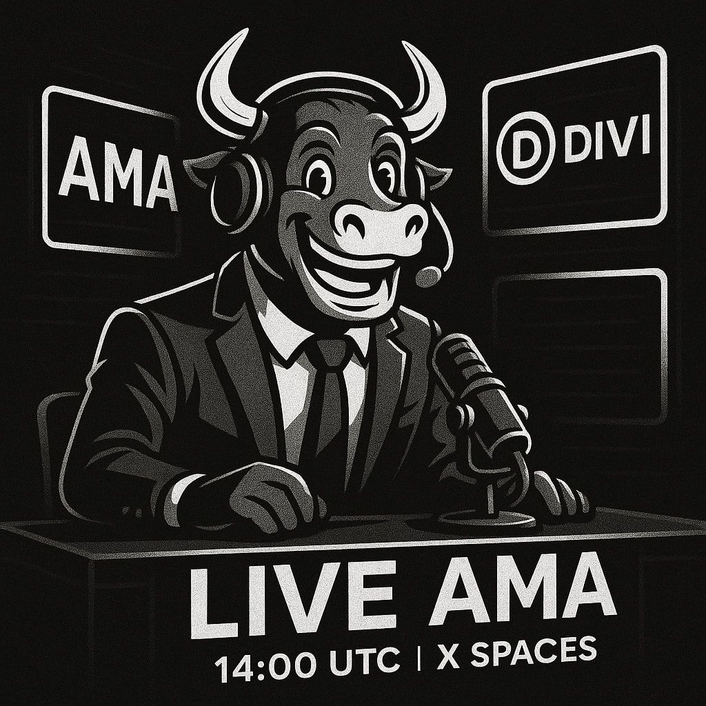 KD๐งโ๐ป (@kdcrypt01) on Twitter photo Gm
Today is the day <a href="/DiviOfficial/">Divi Labs (Official)</a> will be hosting it's first X space for $DIVI launch on June 1st.
Come with your questions by 2pm UTC.
Set reminder ๐๐๐
x.com/i/spaces/1MYxNโฆ Gm
Today is the day <a href="/DiviOfficial/">Divi Labs (Official)</a> will be hosting it's first X space for $DIVI launch on June 1st.
Come with your questions by 2pm UTC.
Set reminder ๐๐๐
x.com/i/spaces/1MYxNโฆ