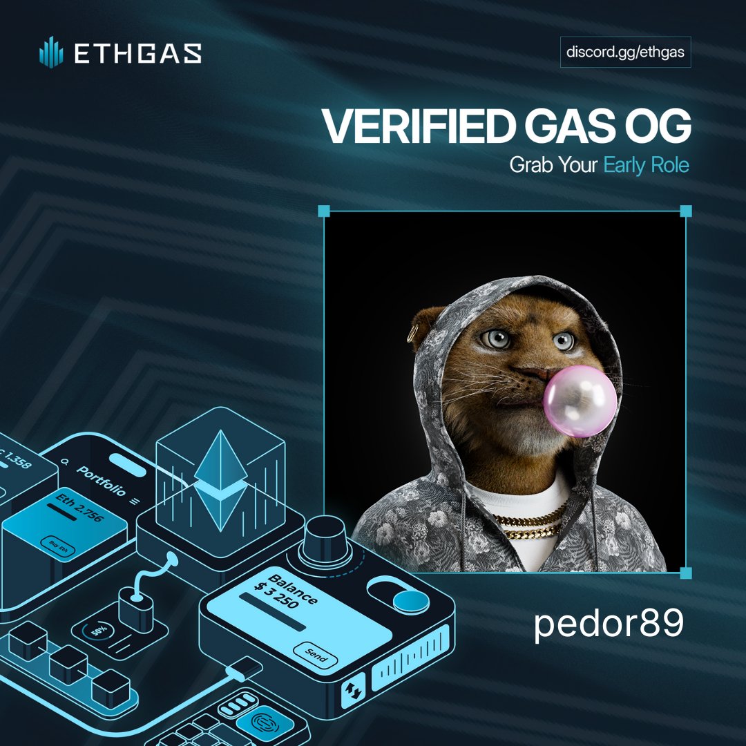 Ardipedor3's tweet photo. LFG 🔥
@ETHGASofficial https://t.co/2IPsuHAz91