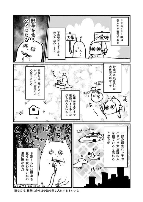 クリエイター職は収入が不安定っていうお話 