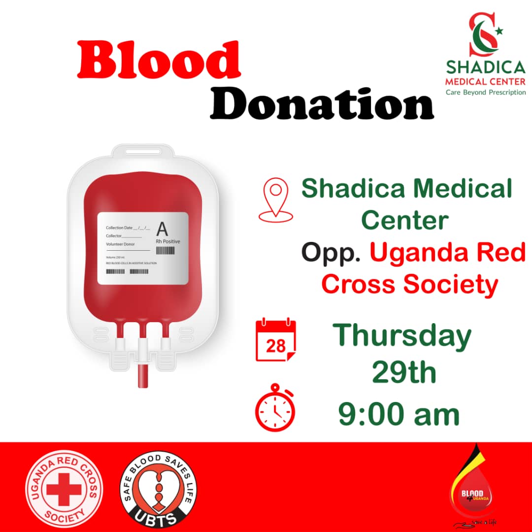 Faluku (@lfalukulwere) on Twitter photo Donate blood today at Shadica Medical Center opposite <a href="/UgandaRedCross/">Uganda Red Cross Society</a> <a href="/ubtsug1/">Uganda Blood Transfusion Service (UBTS)</a> <a href="/Blood4Uganda/">Donate:Blood4Uganda</a> <a href="/RichardHeineken/">Blood group O- and climate advocate.</a> <a href="/UHRC_UGANDA/">Uganda Human Rights Commission (UHRC)</a> <a href="/mengo_hospital/">Mengo Hospital</a> <a href="/St_Johns_Chapel/">St John's Chapel Mengo</a> <a href="/NadaAndersen/">Nada Andersen</a> Donate blood today at Shadica Medical Center opposite <a href="/UgandaRedCross/">Uganda Red Cross Society</a> <a href="/ubtsug1/">Uganda Blood Transfusion Service (UBTS)</a> <a href="/Blood4Uganda/">Donate:Blood4Uganda</a> <a href="/RichardHeineken/">Blood group O- and climate advocate.</a> <a href="/UHRC_UGANDA/">Uganda Human Rights Commission (UHRC)</a> <a href="/mengo_hospital/">Mengo Hospital</a> <a href="/St_Johns_Chapel/">St John's Chapel Mengo</a> <a href="/NadaAndersen/">Nada Andersen</a>