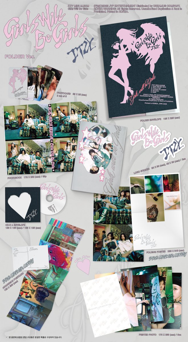 ITZY <Girls Will Be Girls> ALBUM PREVIEW | DETAILED
FOLDER VER.

📌Release
2025.06.09 MON 6PM (KST) | 5AM (EDT)

📌US &amp; EU Physical
2025.06.13 FRI (Street Time)

#ITZY #MIDZY <a href="/ITZYofficial/">ITZY</a>
#ITZYComeback
#ITZY_GirlsWillBeGirls
#ITZY_GWBG