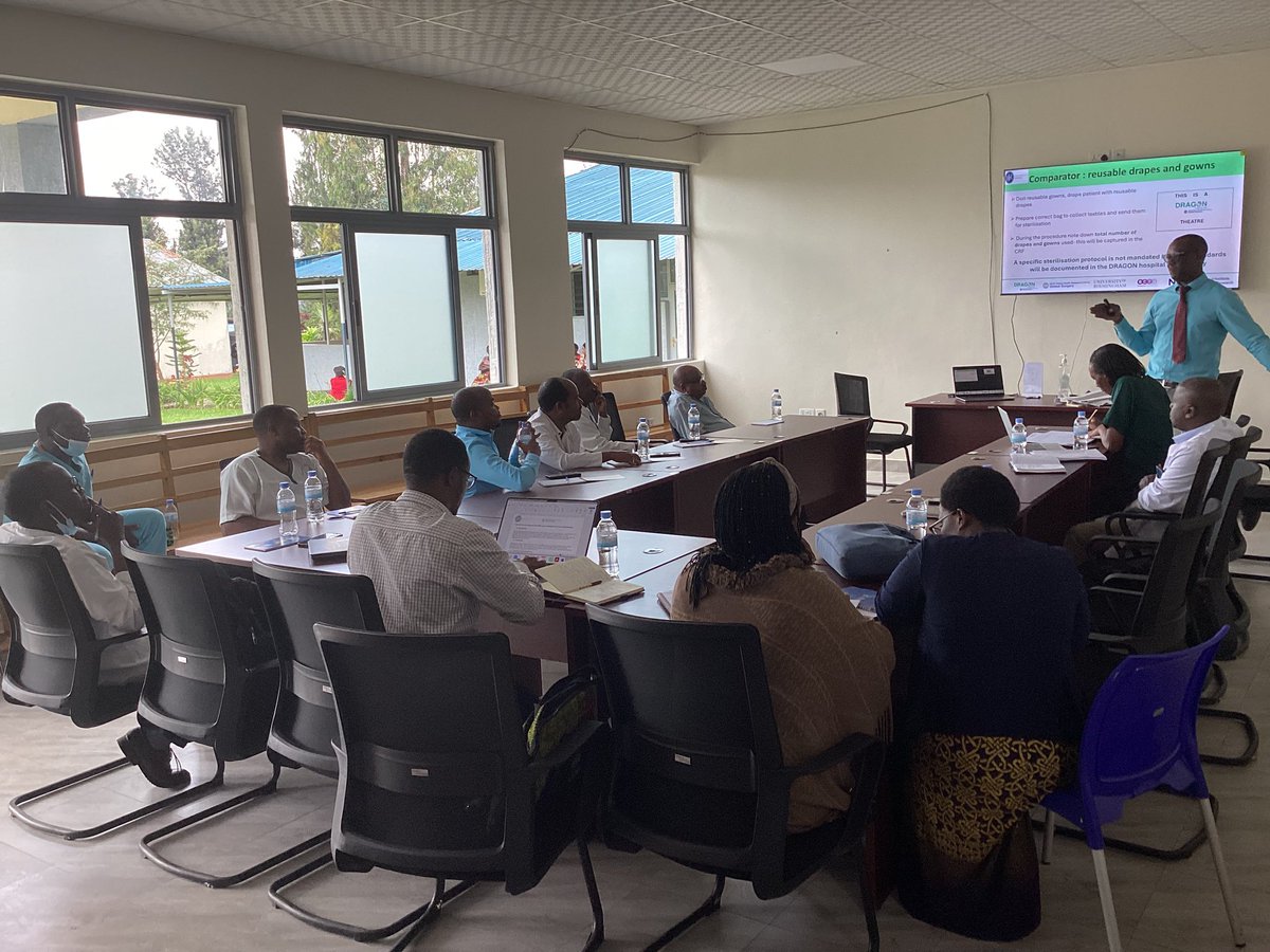 Global Surgery Research Hub Rwanda (@gsu_rwanda) on Twitter photo Today we continue our journey to launch DRAGON trial! We’re at <a href="/Ruhengerirefer1/">Ruhengeri Level 2 Teaching Hospital</a> for a Site Initiation Visit as we gear up for the trial. DRAGON will be assessing reusables vs disposable drapes and gowns. For more: education.globalsurgeryunit.org/course/dragon@… <a href="/Fostino21/">Prof. Faustin NTIRENGANYA</a> <a href="/Uni_Rwanda/">University of Rwanda</a> <a href="/ijea2000/">JC Allen Ingabire</a> Today we continue our journey to launch DRAGON trial! We’re at <a href="/Ruhengerirefer1/">Ruhengeri Level 2 Teaching Hospital</a> for a Site Initiation Visit as we gear up for the trial. DRAGON will be assessing reusables vs disposable drapes and gowns. For more: education.globalsurgeryunit.org/course/dragon@… <a href="/Fostino21/">Prof. Faustin NTIRENGANYA</a> <a href="/Uni_Rwanda/">University of Rwanda</a> <a href="/ijea2000/">JC Allen Ingabire</a>