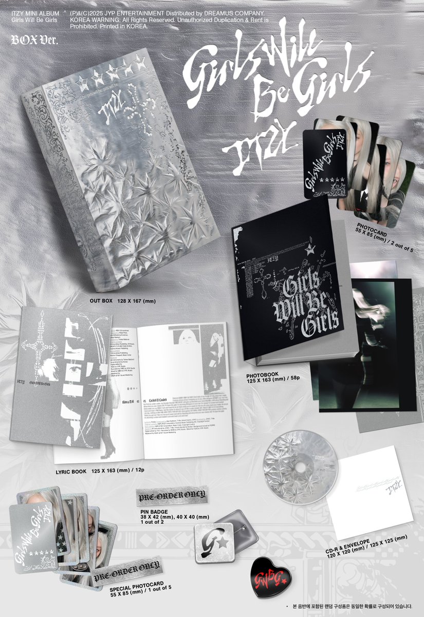 ITZY <Girls Will Be Girls> ALBUM PREVIEW | DETAILED 
BOX VER.

📌Release
2025.06.09 MON 6PM (KST) | 5AM (EDT)

#ITZY #MIDZY <a href="/ITZYofficial/">ITZY</a>
#ITZYComeback
#ITZY_GirlsWillBeGirls
#ITZY_GWBG