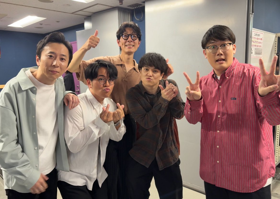 ラブレターズ、ファイヤーサンダー、シティホテル3号室、ジグザグジギーで収録行ってきました！
またコントサミット開催したい！