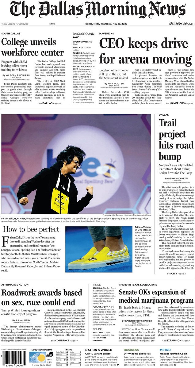 π΅ππππ πΏππππ πππππ’ π° (@ukpapers) on Twitter photo πΊπΈ CEO Keeps Drive For Arena Moving
β«Rick Welts confirmed the arena will be a basketball-only facility, ending a more than 30-year roommate relationship with the Stars
β«<a href="/ByNickEWoot/">Nick Wooten</a>
β«is.gd/0dkn8d
#frontpagestoday #USA <a href="/dallasnews/">Dallas Morning News</a> πΊπΈ πΊπΈ CEO Keeps Drive For Arena Moving
β«Rick Welts confirmed the arena will be a basketball-only facility, ending a more than 30-year roommate relationship with the Stars
β«<a href="/ByNickEWoot/">Nick Wooten</a>
β«is.gd/0dkn8d
#frontpagestoday #USA <a href="/dallasnews/">Dallas Morning News</a> πΊπΈ