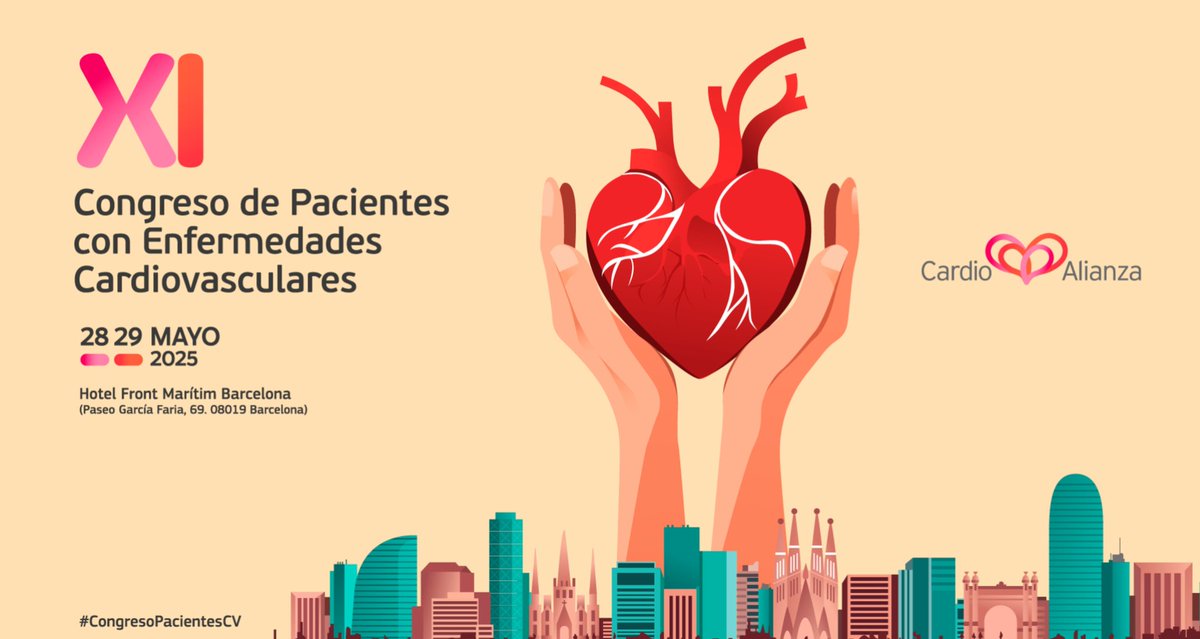 Robert Calvo (@robert_calvo) on Twitter photo Hoy tengo el honor de presentar el XI Congreso de Pacientes con Enfermedades Cardiovasculares de <a href="/Cardioalianza/">Cardioalianza</a> en Barcelona. Escucharemos a los pacientes y a los profesionales del sector.
🫀 #CongresoPacientesCV
📹 youtube.com/live/40jVt2iBg… Hoy tengo el honor de presentar el XI Congreso de Pacientes con Enfermedades Cardiovasculares de <a href="/Cardioalianza/">Cardioalianza</a> en Barcelona. Escucharemos a los pacientes y a los profesionales del sector.
🫀 #CongresoPacientesCV
📹 youtube.com/live/40jVt2iBg…
