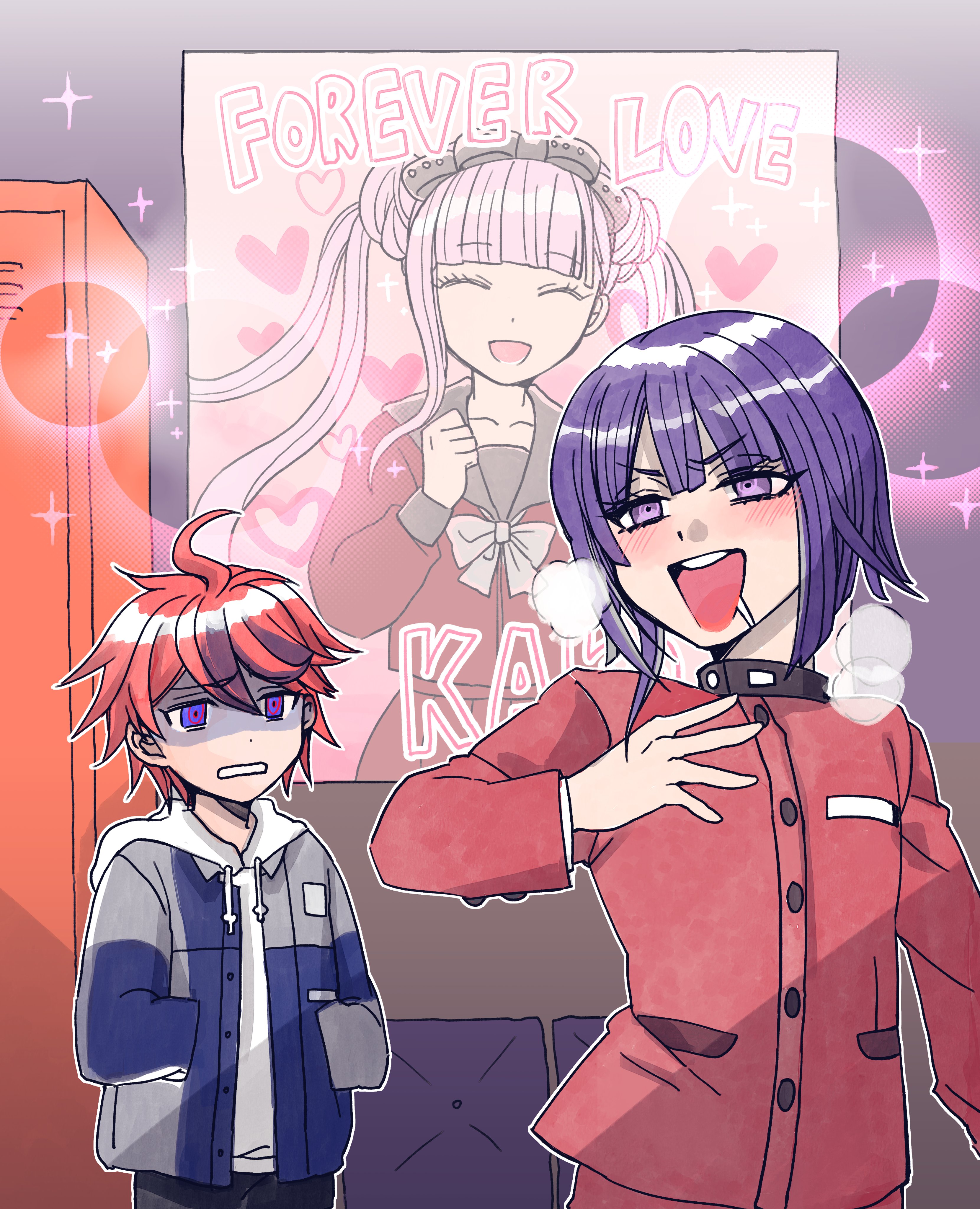 ハンドラ　九十九兄妹　特典　布ポスター ハンドラ 九十九兄妹 特典 布ポスター HUNDRED LINE ハンドラ布